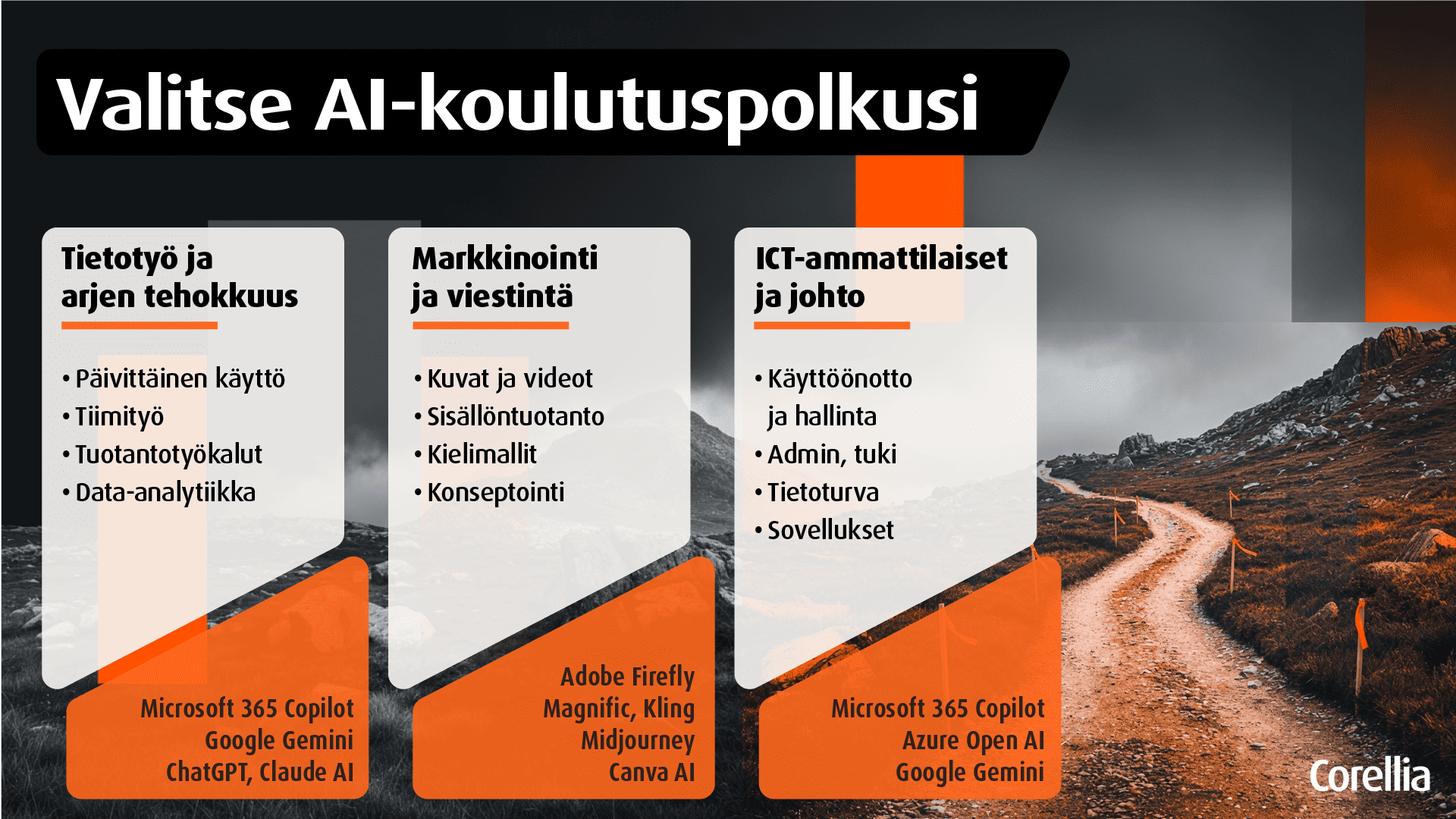 Valitse AI-koulutuspolkusi