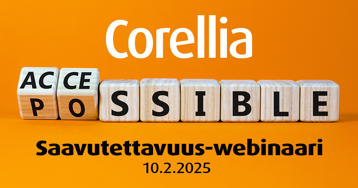 Corellia Saavutettavuus-webinaari 10.2.2025